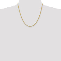 10k 2.75mm Regular Rope Chain-10K021S-20