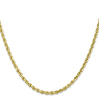 10k 3mm Diamond-cut Rope Chain-10K023-30