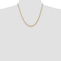 10k 3mm Diamond-cut Rope Chain-10K023-20