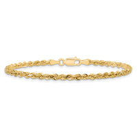 10k 3mm Diamond-cut Rope Chain-10K023-9