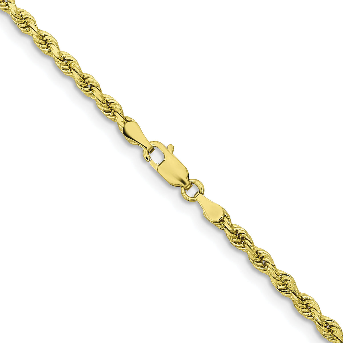 10k 3.25mm Diamond-cut Rope Chain-10K024-24