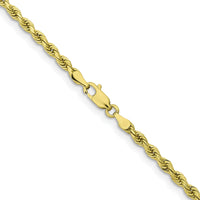 10k 3.25mm Diamond-cut Rope Chain-10K024-24