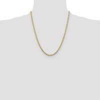 10k 3.25mm Diamond-cut Rope Chain-10K024-22
