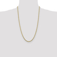 10k 3.25mm Diamond-cut Rope Chain-10K024-26