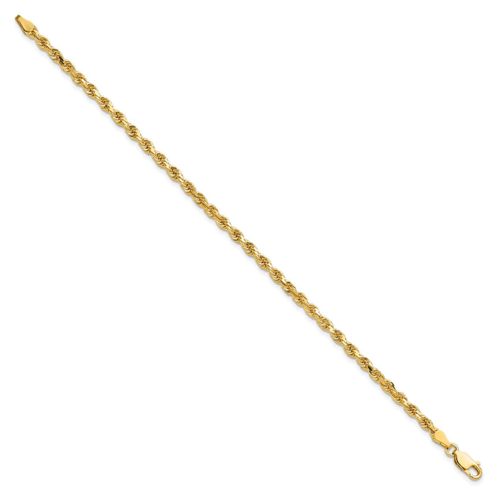 10k 3.25mm Diamond-cut Rope Chain-10K024-8