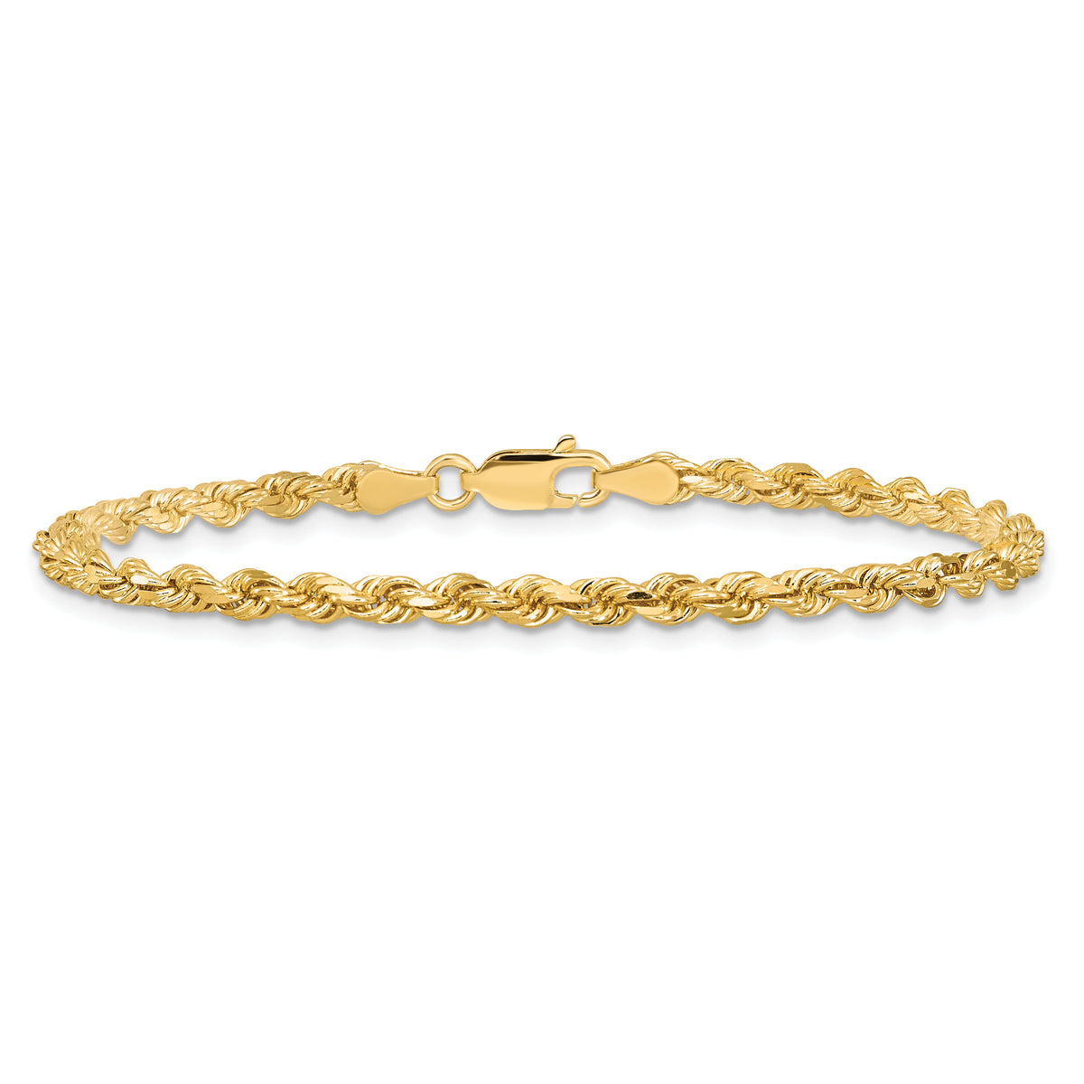 10k 3.25mm Diamond-cut Rope Chain-10K024-8