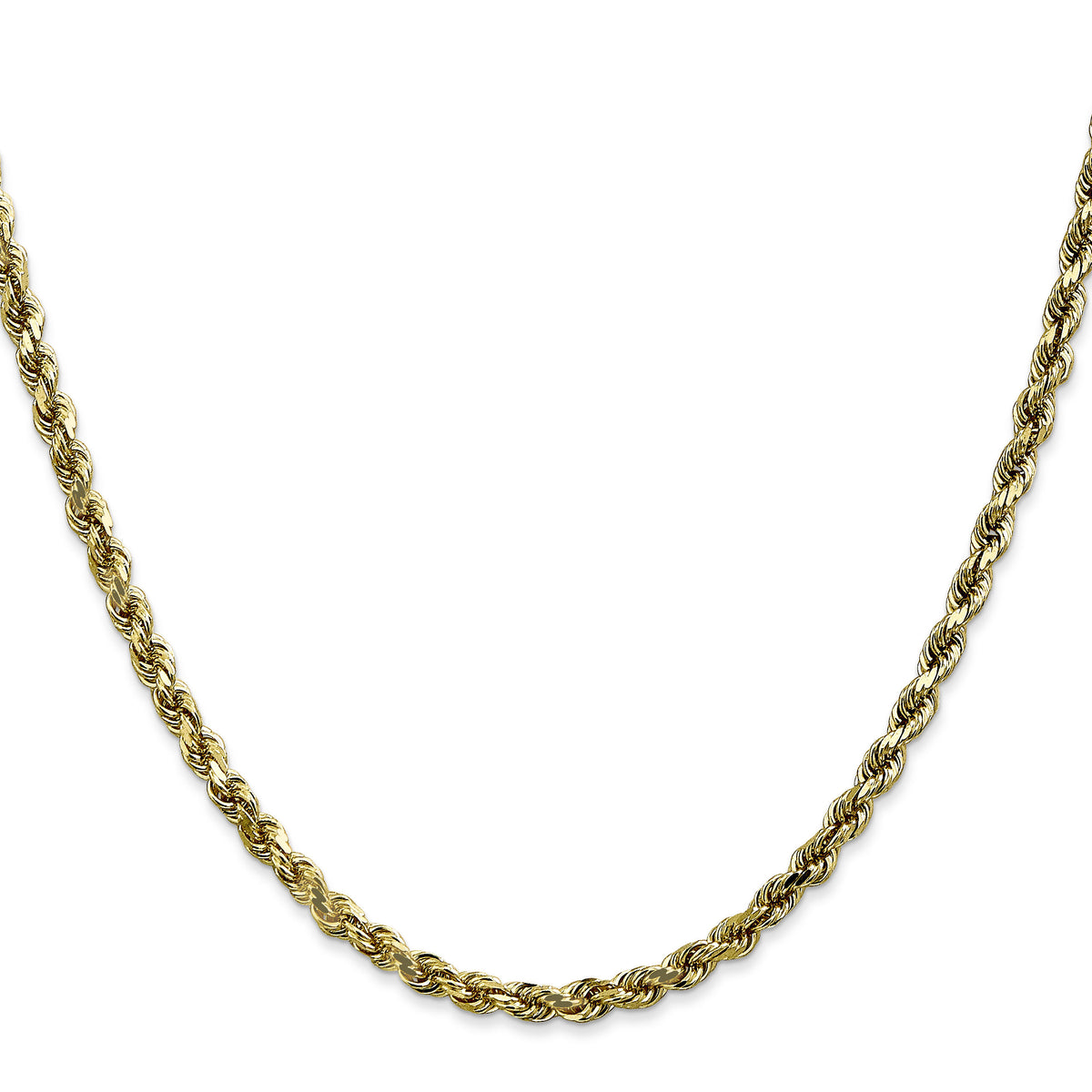 10k 3.5mm Diamond-cut Rope Chain-10K025-26