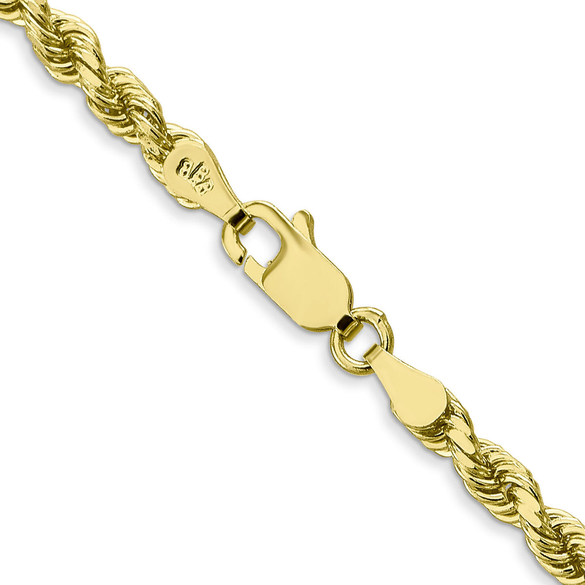 10k 3.5mm Diamond-cut Rope Chain-10K025-20