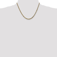 10k 3.5mm Diamond-cut Rope Chain-10K025-18