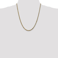 10k 3.5mm Diamond-cut Rope Chain-10K025-22