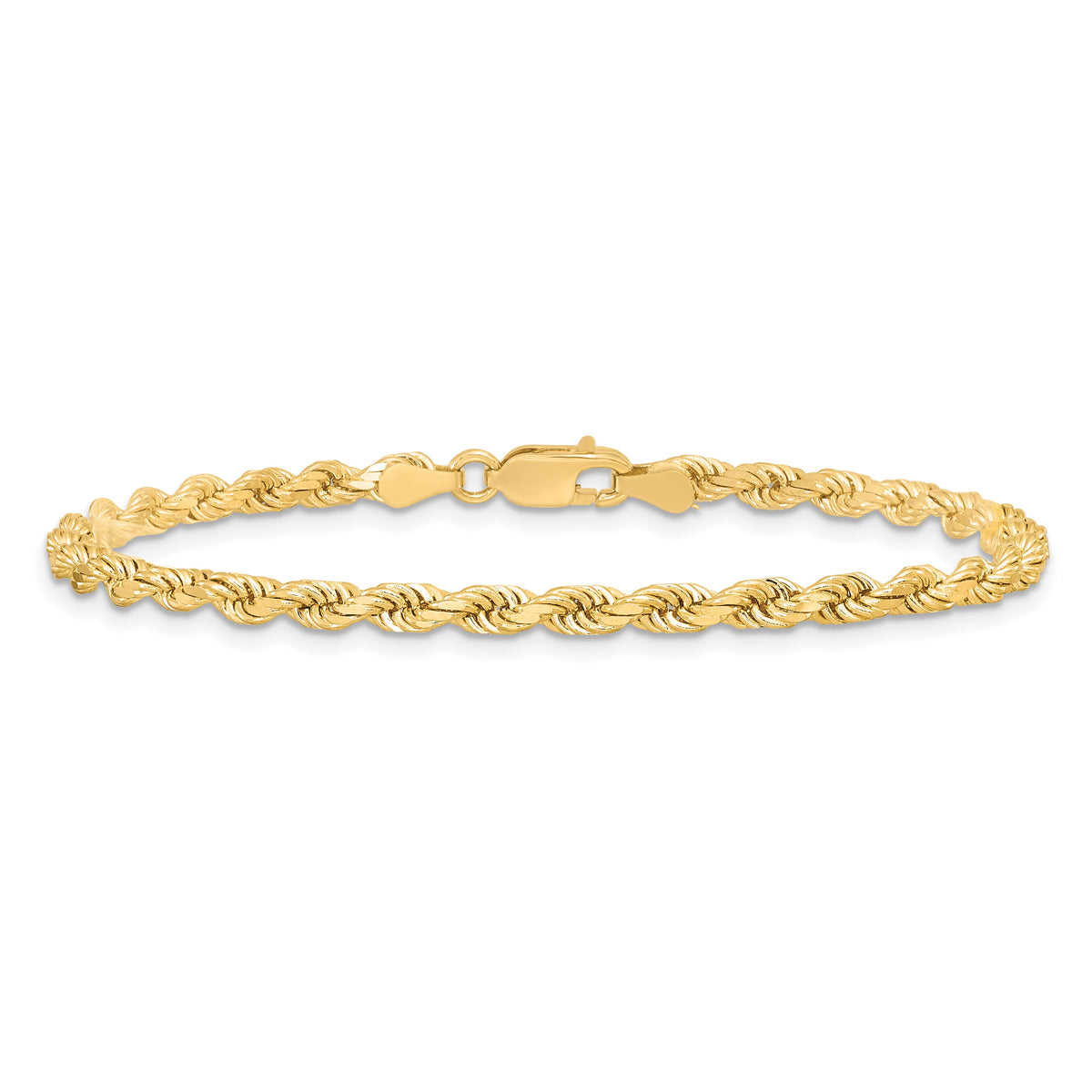 10k 3.5mm Diamond-cut Rope Chain-10K025-7