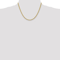 10k 3.65mm Regular Rope Chain-10K025S-18