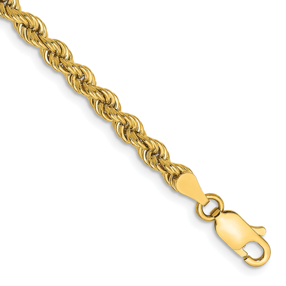 10k 3.65mm Regular Rope Chain-10K025S-8