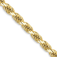 10k 3.5mm Diamond-cut Rope Chain-10K025-22