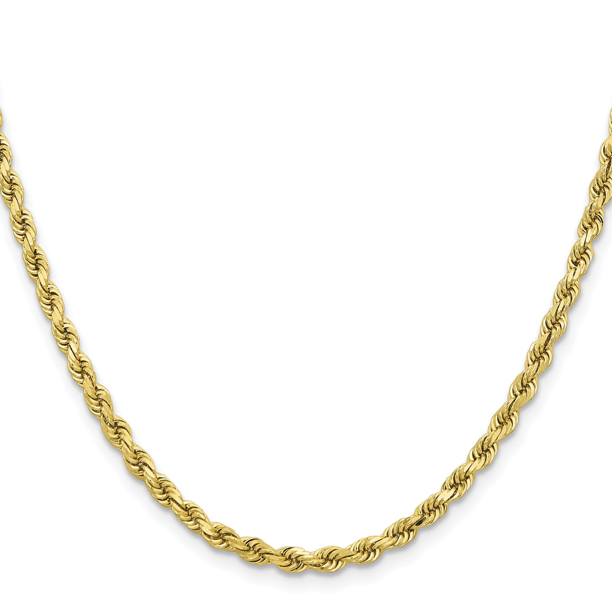 10k 3.75mm Diamond-cut Rope Chain-10K027-30