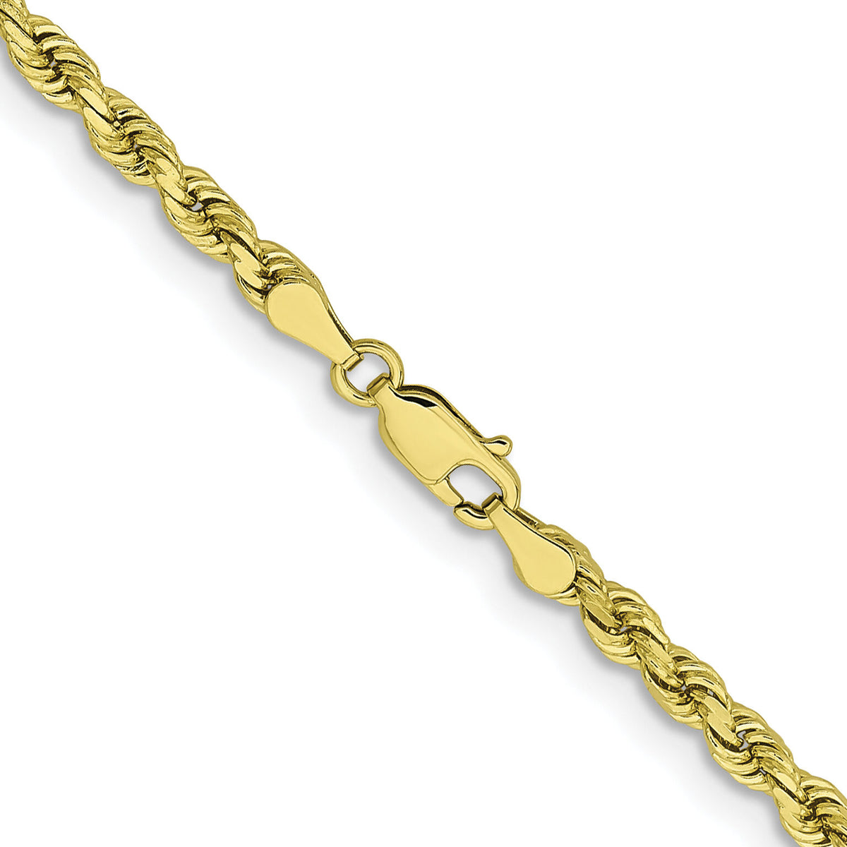 10k 3.75mm Diamond-cut Rope Chain-10K027-30