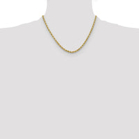 10k 3.75mm Diamond-cut Rope Chain-10K027-18