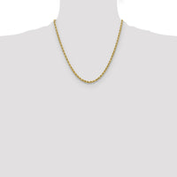 10k 3.75mm Diamond-cut Rope Chain-10K027-20