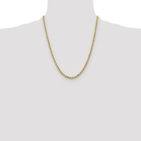 10k 3.75mm Diamond-cut Rope Chain-10K027-22