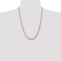 10k 3.75mm Diamond-cut Rope Chain-10K027-24