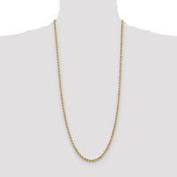 10k 3.75mm Diamond-cut Rope Chain-10K027-30