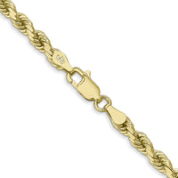 10k 4mm Diamond-cut Rope Chain-10K030-18