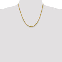 10k 4mm Diamond-cut Rope Chain-10K030-20