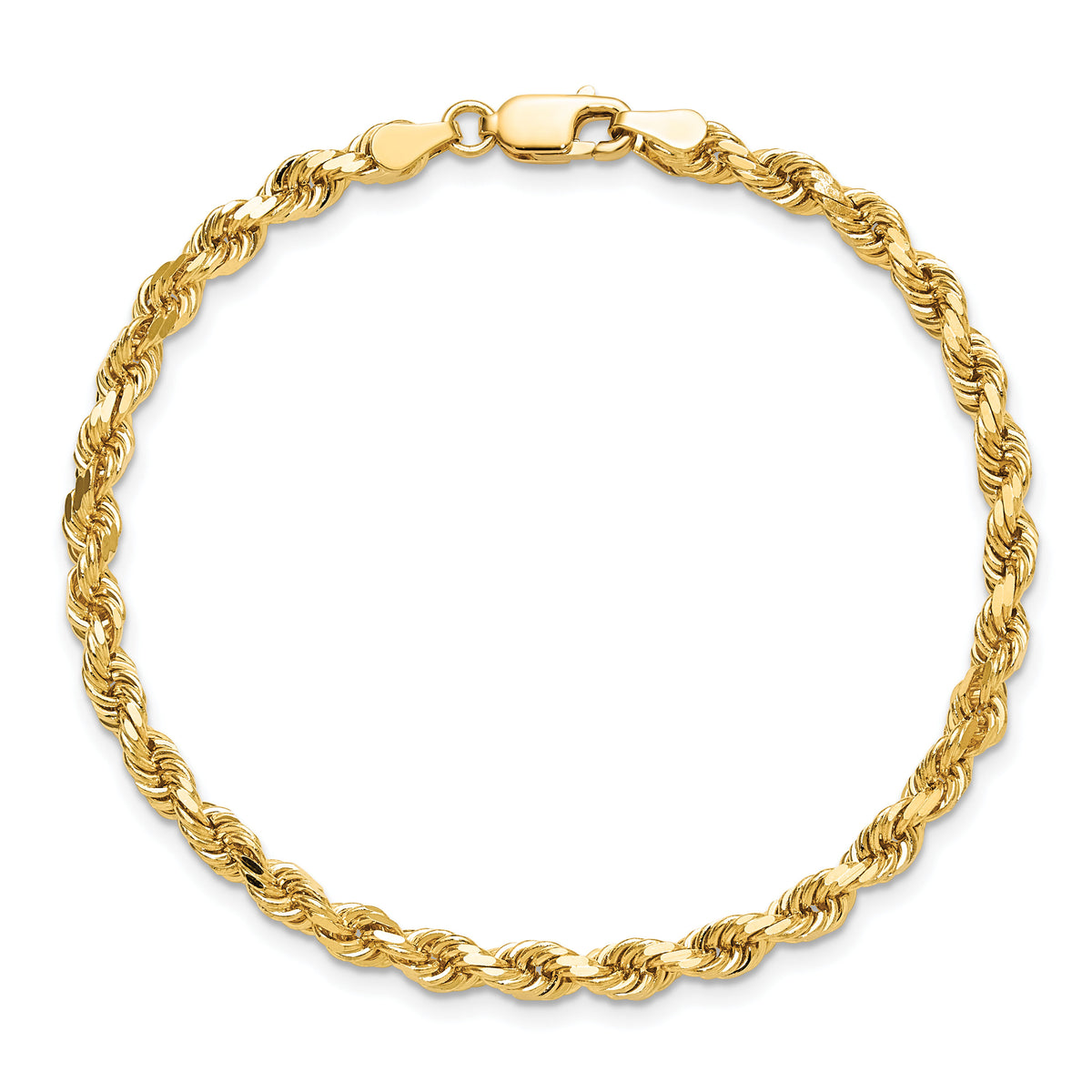 10k 4mm Diamond-cut Rope Chain-10K030-7