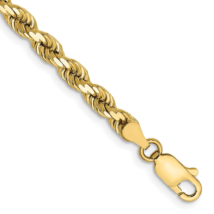 10k 4mm Diamond-cut Rope Chain-10K030-9