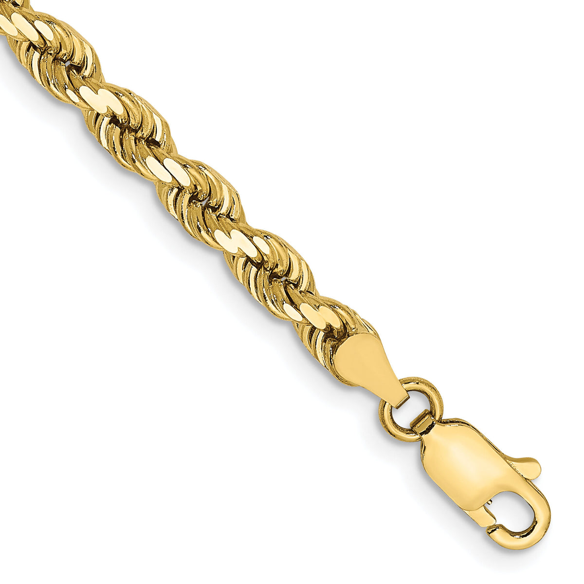 10k 4mm Diamond-cut Rope Chain-10K030-8