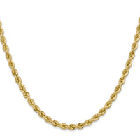 10k 4mm Regular Rope Chain-10K030S-26