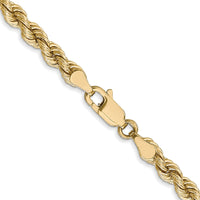 10k 4mm Regular Rope Chain-10K030S-28