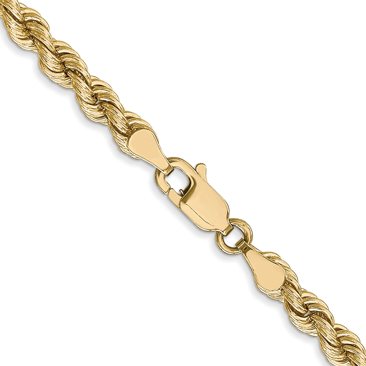 10k 4mm Regular Rope Chain-10K030S-30