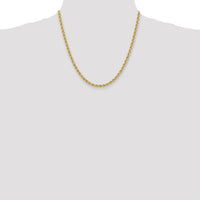 10k 4mm Regular Rope Chain-10K030S-20