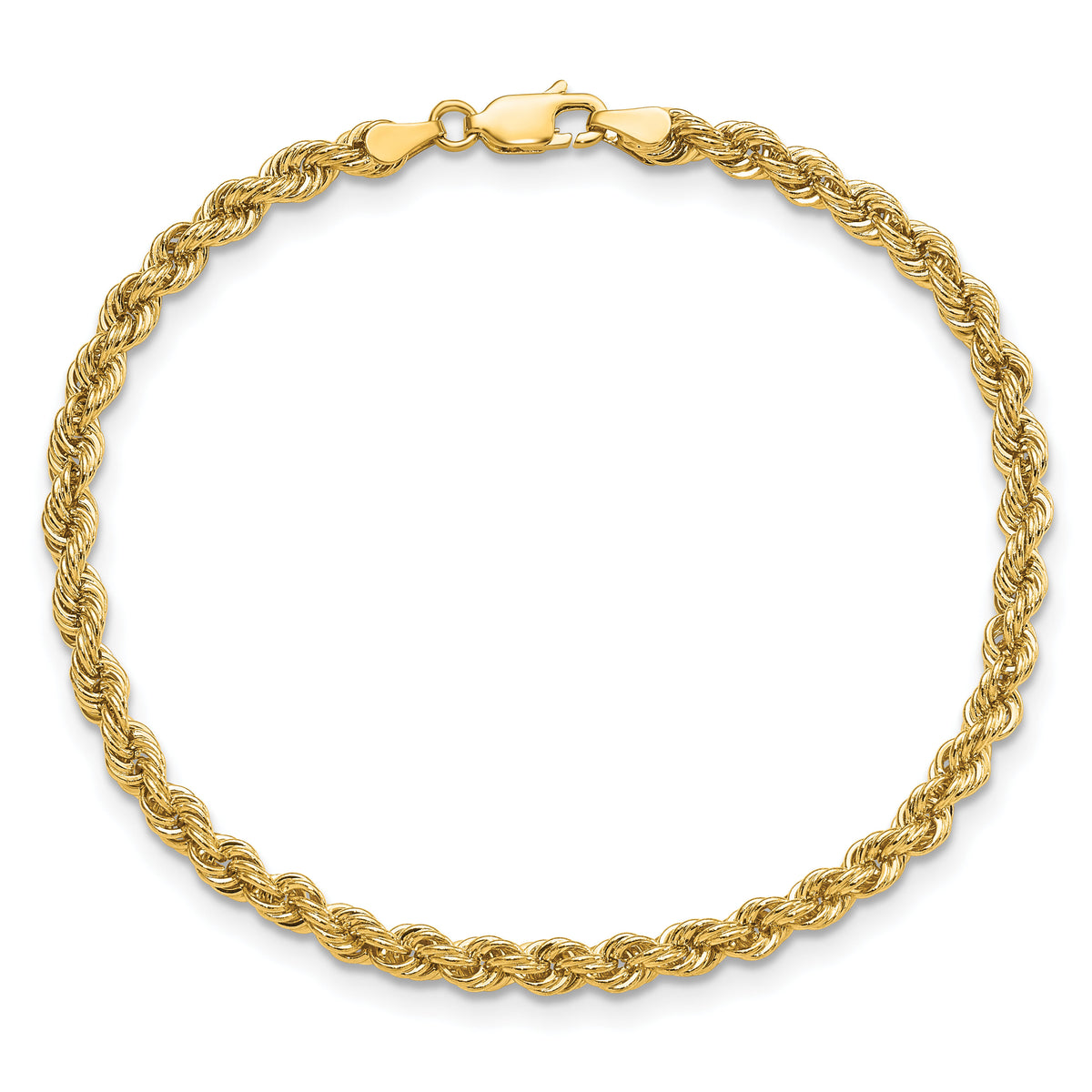 10k 4mm Regular Rope Chain-10K030S-8