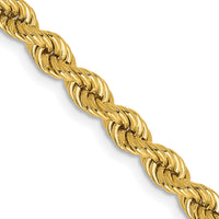 10k 4mm Regular Rope Chain-10K030S-26