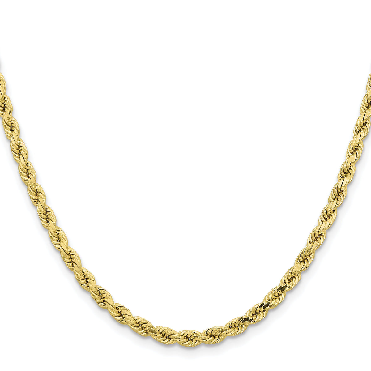 10k 4.25mm Diamond-cut Rope Chain-10K033-22