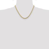 10k 4.25mm Diamond-cut Rope Chain-10K033-18