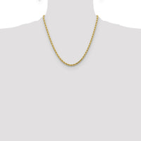 10k 4.25mm Diamond-cut Rope Chain-10K033-20