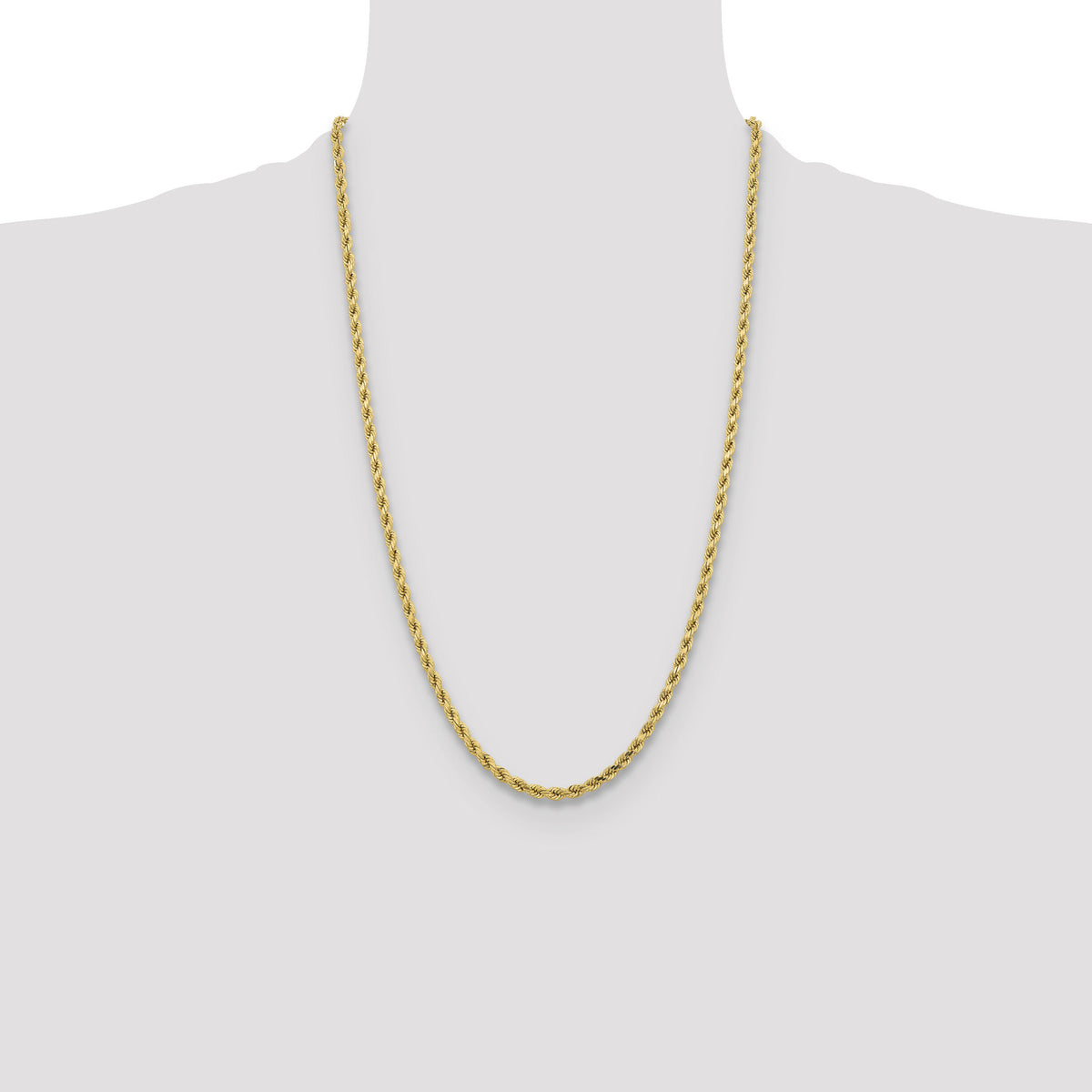10k 4.25mm Diamond-cut Rope Chain-10K033-26