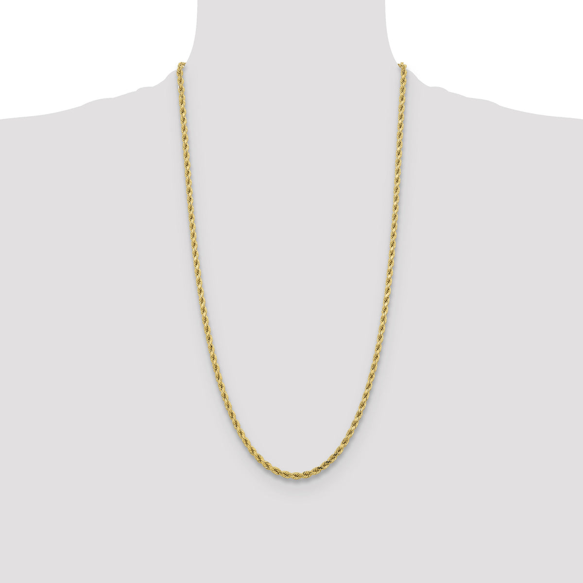 10k 4.25mm Diamond-cut Rope Chain-10K033-28