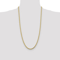 10k 4.25mm Diamond-cut Rope Chain-10K033-28