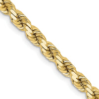10k 4.25mm Diamond-cut Rope Chain-10K033-22