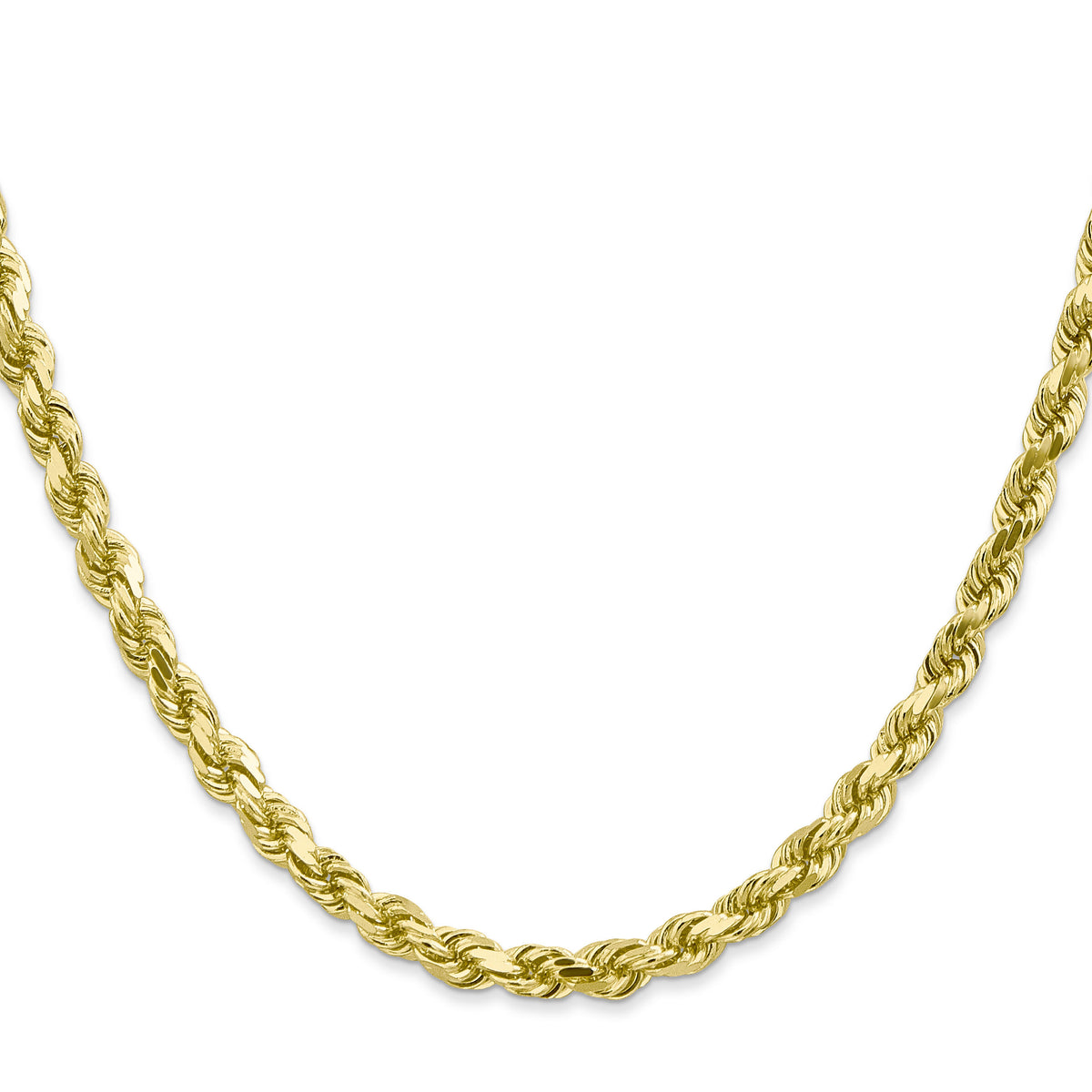 10k 4.5mm Diamond-Cut Rope Chain-10K035-24