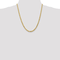 10k 4.5mm Diamond-Cut Rope Chain-10K035-22