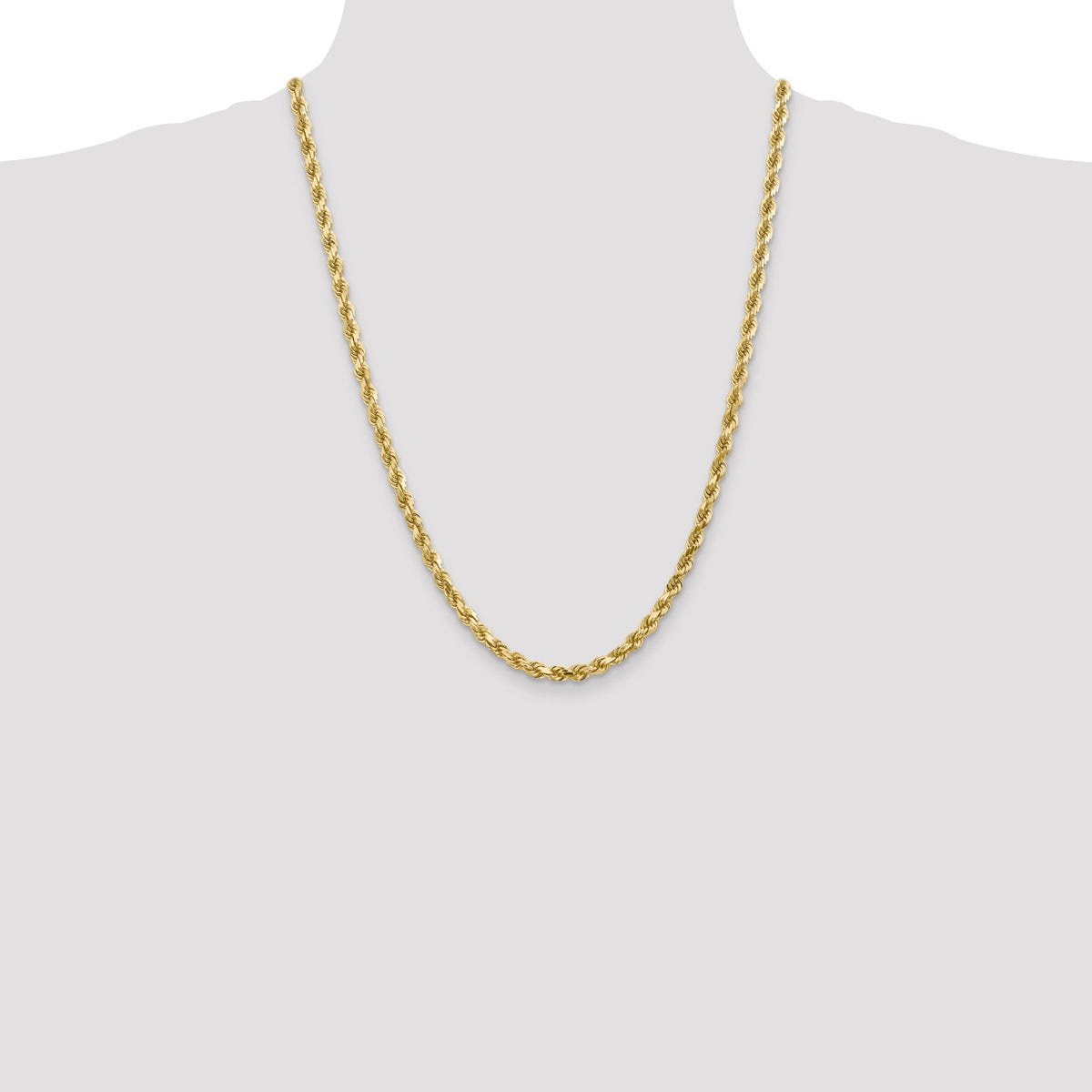 10k 4.5mm Diamond-Cut Rope Chain-10K035-24