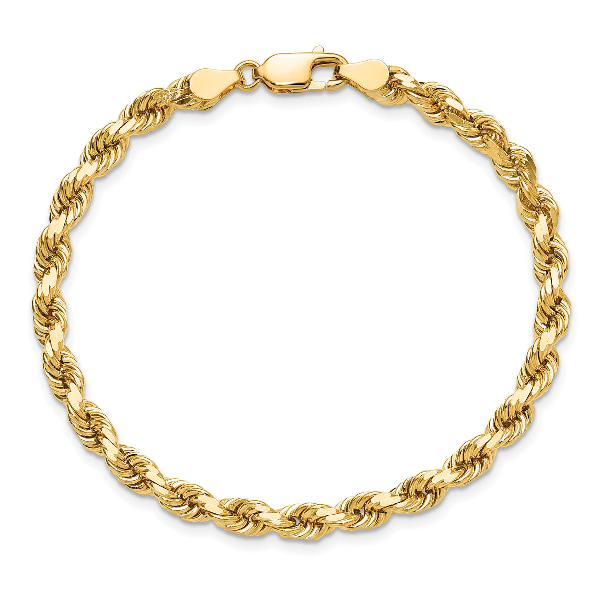 10k 4.5mm Diamond-Cut Rope Chain-10K035-7