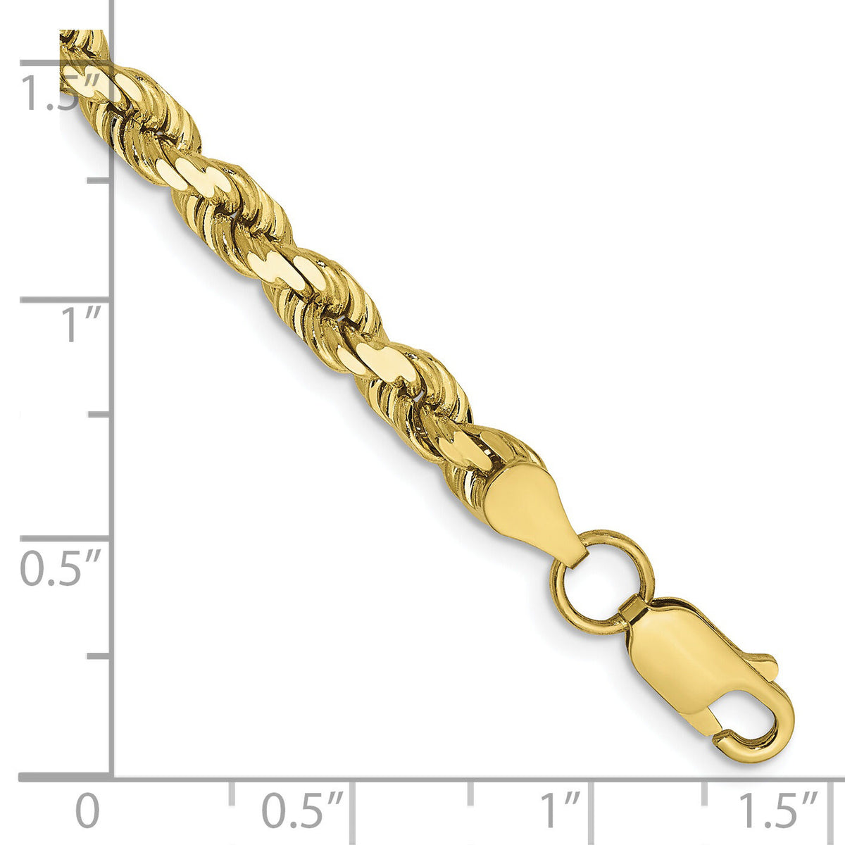 10k 4.5mm Diamond-Cut Rope Chain-10K035-8