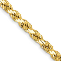 10k 4.5mm Diamond-Cut Rope Chain-10K035-20