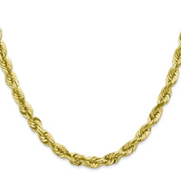 10k 5.5mm Diamond-cut Rope Chain-10K040-30